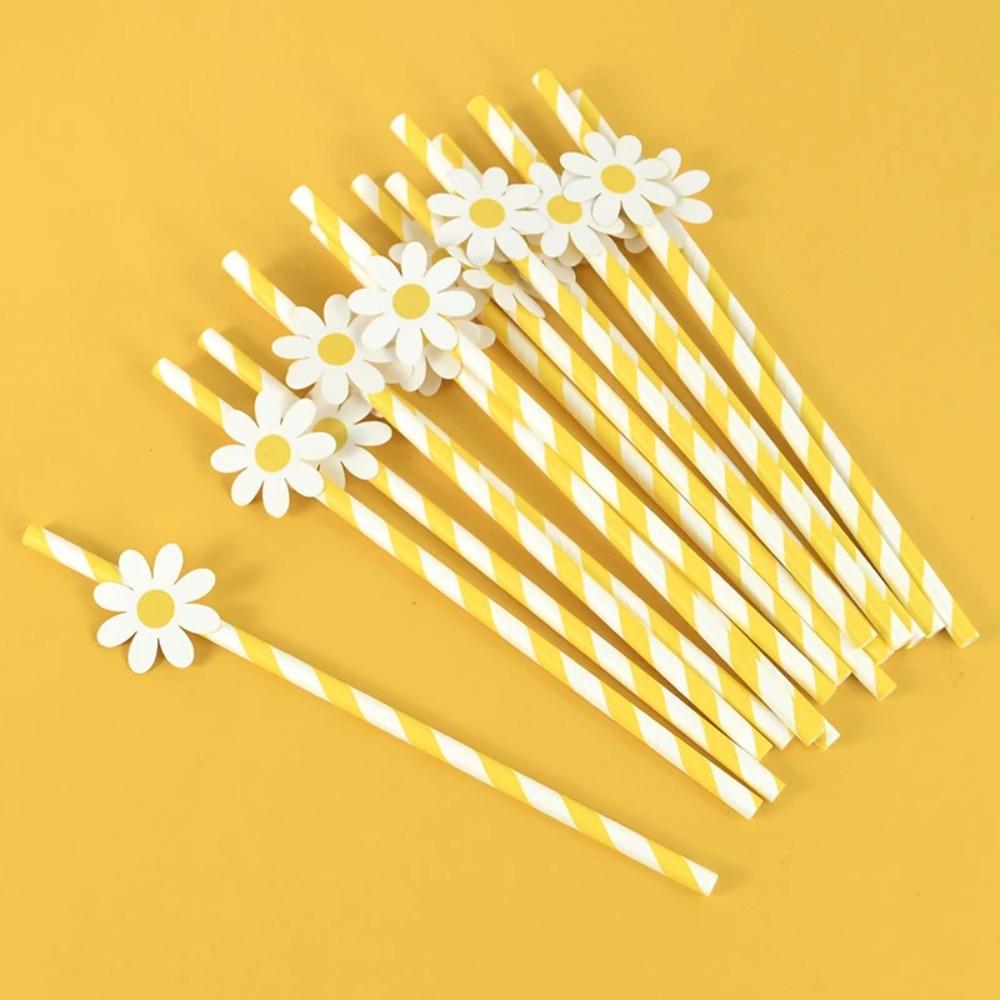 20pcs Degradable Disposable Straws Paper Drinking Straw Party Supplies Daisy Straws Wedding Style B
20pcs Degradable Disposable Straws Paper Drinking Straw Party Supplies Daisy Straws Wedding Style B