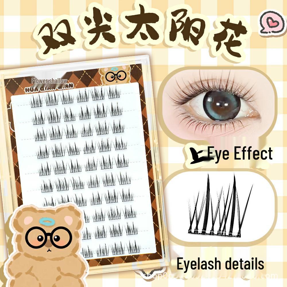 Sunflower Trilogy Self-Adhesive Double-Tipped False Eyelashes - Natural, Glue-Free, 10 Rows
Sunflower Trilogy Self-Adhesive Double-Tipped False Eyelashes - Natural, Glue-Free, 10 Rows