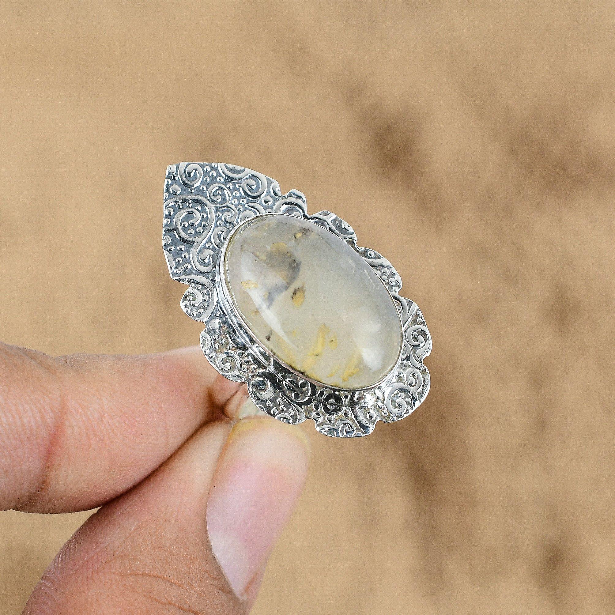Natural Plume Agate Gemstone Multi Stone Adjustable Ring 925 Silver For Girls Yes
Natural Plume Agate Gemstone Multi Stone Adjustable Ring 925 Silver For Girls Yes