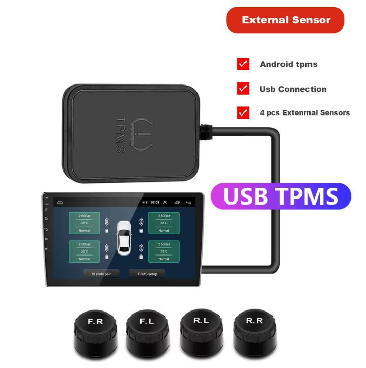 USB Android TPMS Беспроводная навигация с 4 датчиками Система контроля давления в шинах автомобиля Электронные устройства Умные системы сигнализации Portable
USB Android TPMS Беспроводная навигация с 4 датчиками Система контроля давления в шинах автомобиля Электронные устройства Умные системы сигнализации Portable