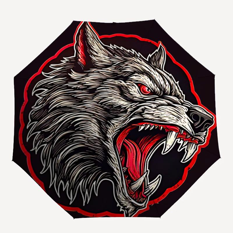 1pc Wolf Head Fashionable Automatic Opening/Closing Folding Umbrella with 8 Bones, Windproof Portable, Daily Use039
1pc Wolf Head Fashionable Automatic Opening/Closing Folding Umbrella with 8 Bones, Windproof Portable, Daily Use039