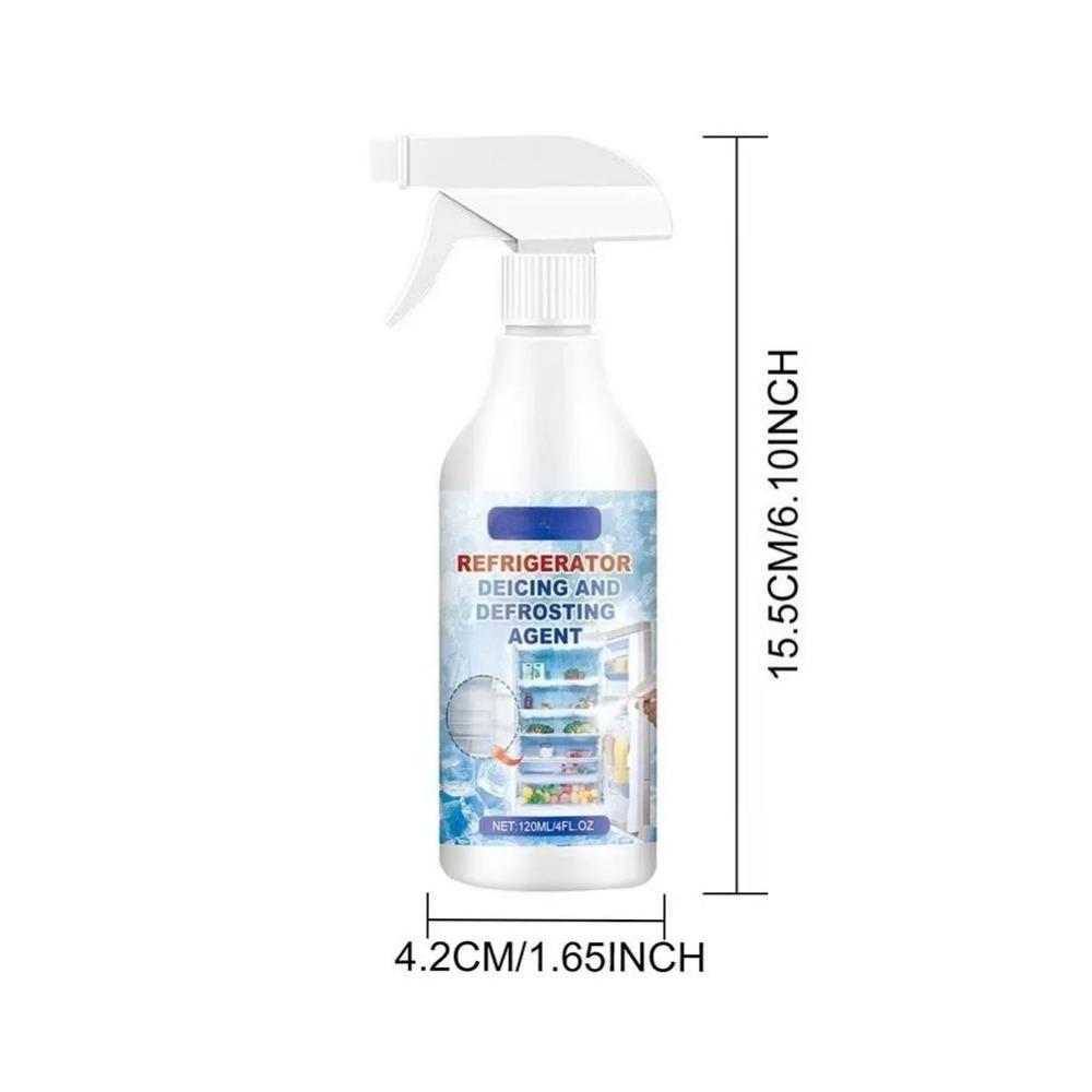 Спрей для размораживания холодильника, 120 мл, быстродействующий размораживатель для морозильников, помогает размягчить лед и иней, облегчая размораживание продуктов 1pcs
Спрей для размораживания холодильника, 120 мл, быстродействующий размораживатель для морозильников, помогает размягчить лед и иней, облегчая размораживание продуктов 1pcs