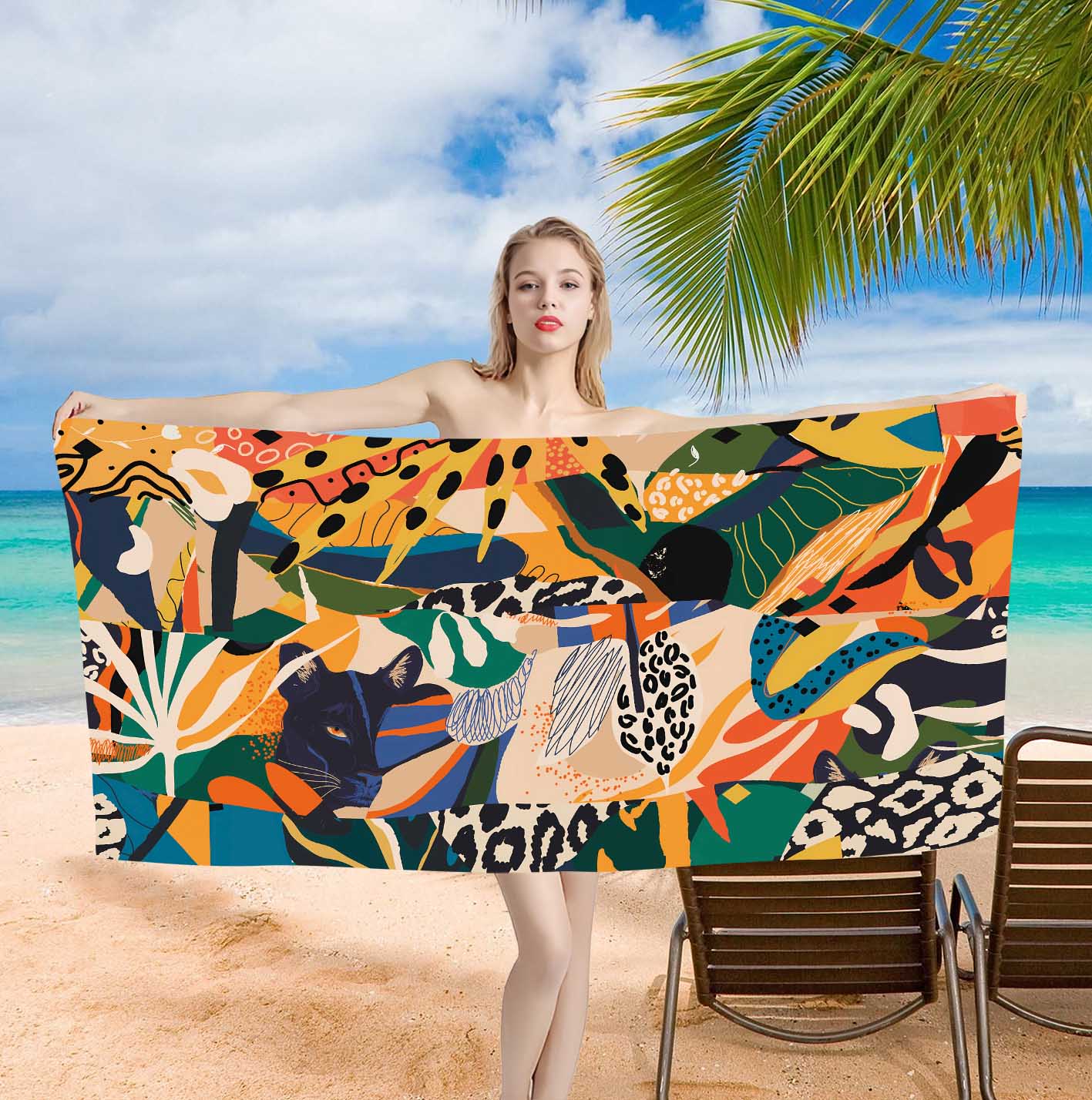 Beach Towel Cheetah Design Printed One Piece Anime Bath Towel 75x150cm Bathroom Shower Washcloth Home Decor W40*H60(CM)
Beach Towel Cheetah Design Printed One Piece Anime Bath Towel 75x150cm Bathroom Shower Washcloth Home Decor W40*H60(CM)