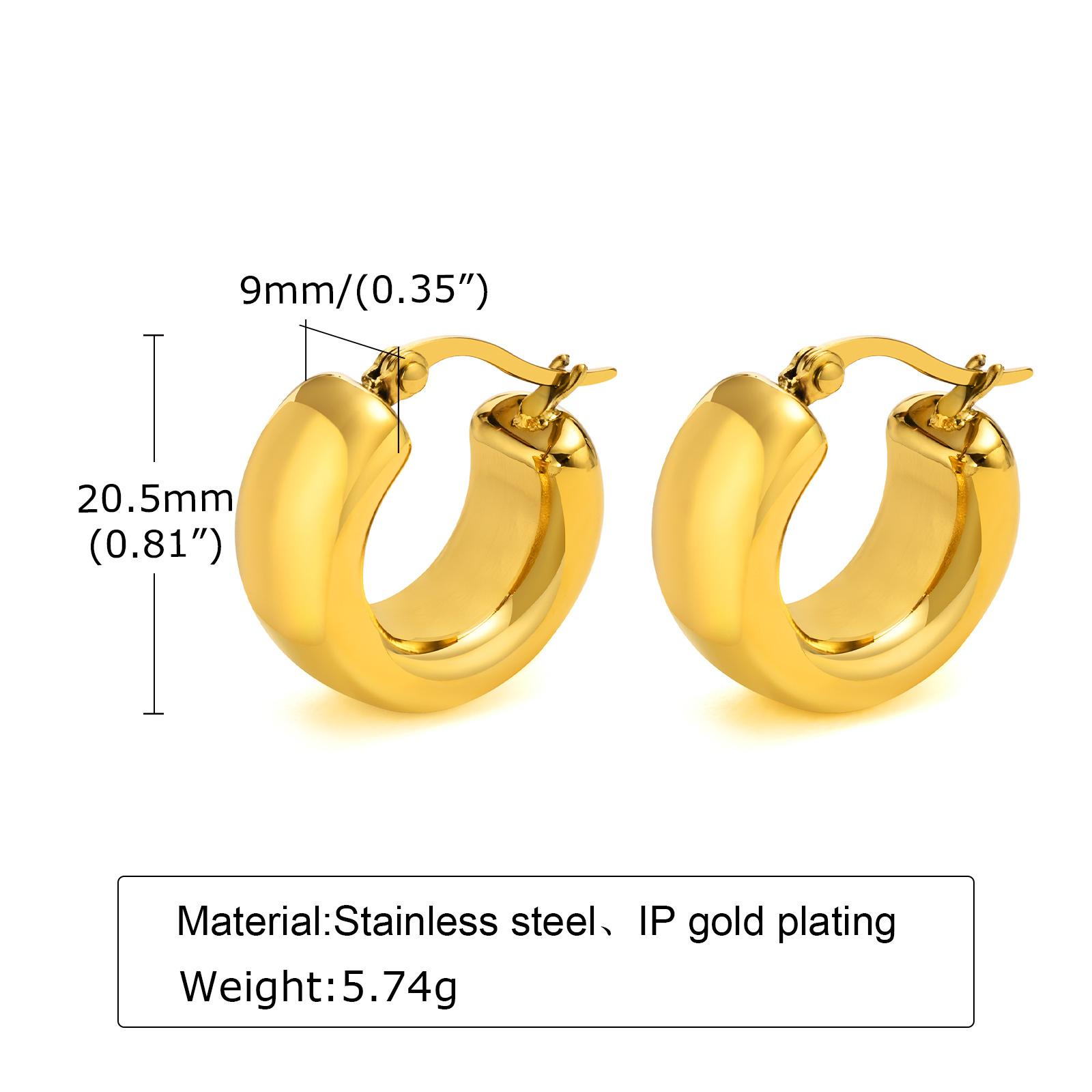 Women Dainty Hoop Huggie Earrings, Anti Allergy Stainless Steel Stud Earrings, Chic Birthday Party Fashion Jewelry To Mom Girls
Women Dainty Hoop Huggie Earrings, Anti Allergy Stainless Steel Stud Earrings, Chic Birthday Party Fashion Jewelry To Mom Girls