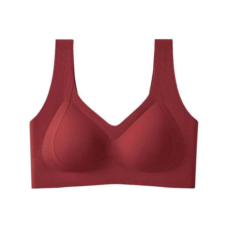 Underwear Women s Gathering Seamless Bra Vest Style Bra One-piece Push Up Bra M вина червоного кольору
Underwear Women s Gathering Seamless Bra Vest Style Bra One-piece Push Up Bra M вина червоного кольору