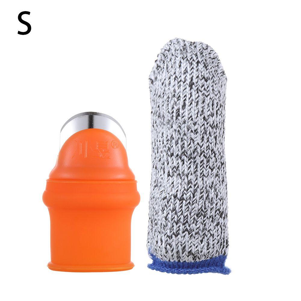 Kitchen Gadget Picking Tool Cut-resistant Finger Sleeve Bean Picker Finger Guards Thumb Cutter S
Kitchen Gadget Picking Tool Cut-resistant Finger Sleeve Bean Picker Finger Guards Thumb Cutter S