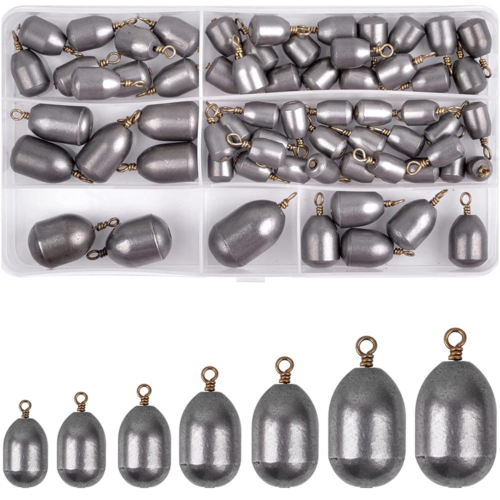 Fishing Iron Weights Sinkers 27/65pcs Water Drop Shot Weight Bass Casting Sinker for Texas Rig Sinker Fishing Tackle Accessories
Fishing Iron Weights Sinkers 27/65pcs Water Drop Shot Weight Bass Casting Sinker for Texas Rig Sinker Fishing Tackle Accessories