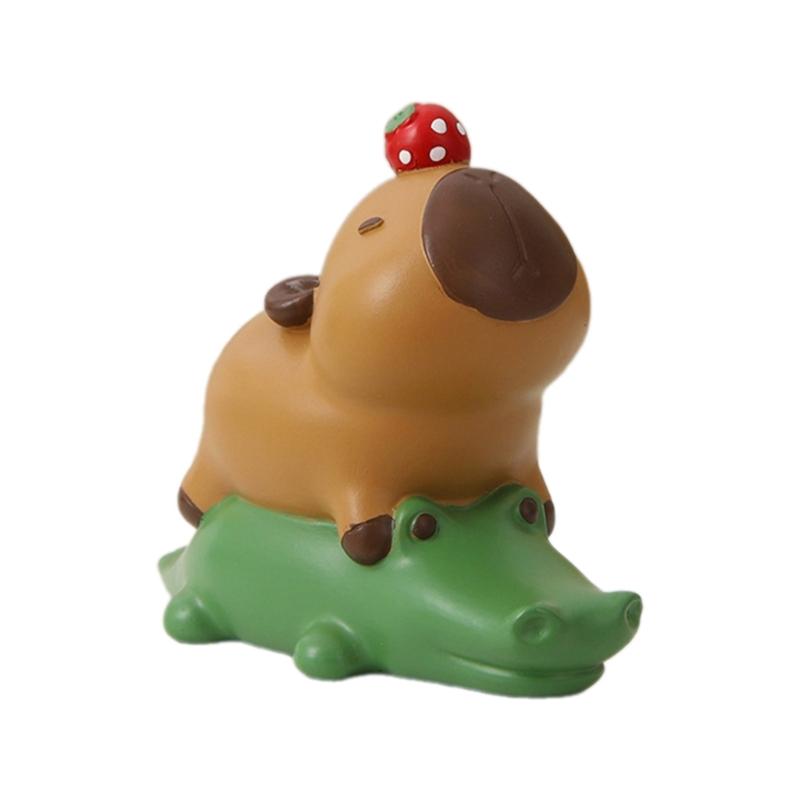 Мультфильм Капибара смолы миниатюрная статуэтка настольное украшение фигурка животного игрушка для дома и офиса декор подарок
Мультфильм Капибара смолы миниатюрная статуэтка настольное украшение фигурка животного игрушка для дома и офиса декор подарок