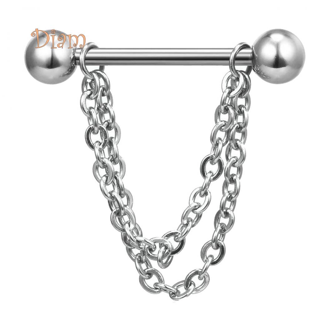 Пирсинг. Штанга с цепочкой Ball серебряный
Пирсинг. Штанга с цепочкой Ball серебряный