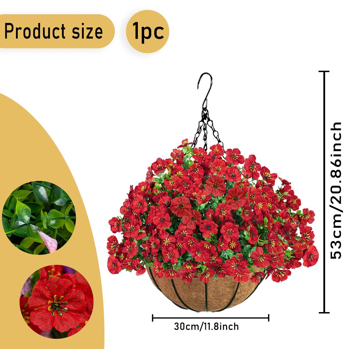 Spring Eucalyptus Daisy & Violet Silk Flower Hanging Basket Ornament
Spring Eucalyptus Daisy & Violet Silk Flower Hanging Basket Ornament