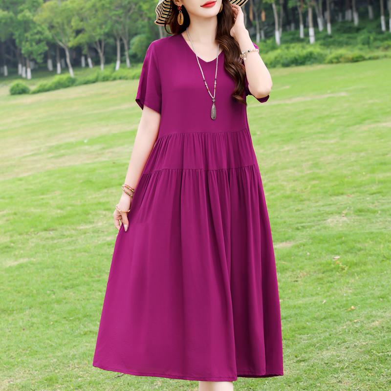 Women s Plus Size Boho Print Short Sleeve Dress, V-Neck Casual Summer Midi Dress (XL-5XL) 5XL фуксія
Women s Plus Size Boho Print Short Sleeve Dress, V-Neck Casual Summer Midi Dress (XL-5XL) 5XL фуксія