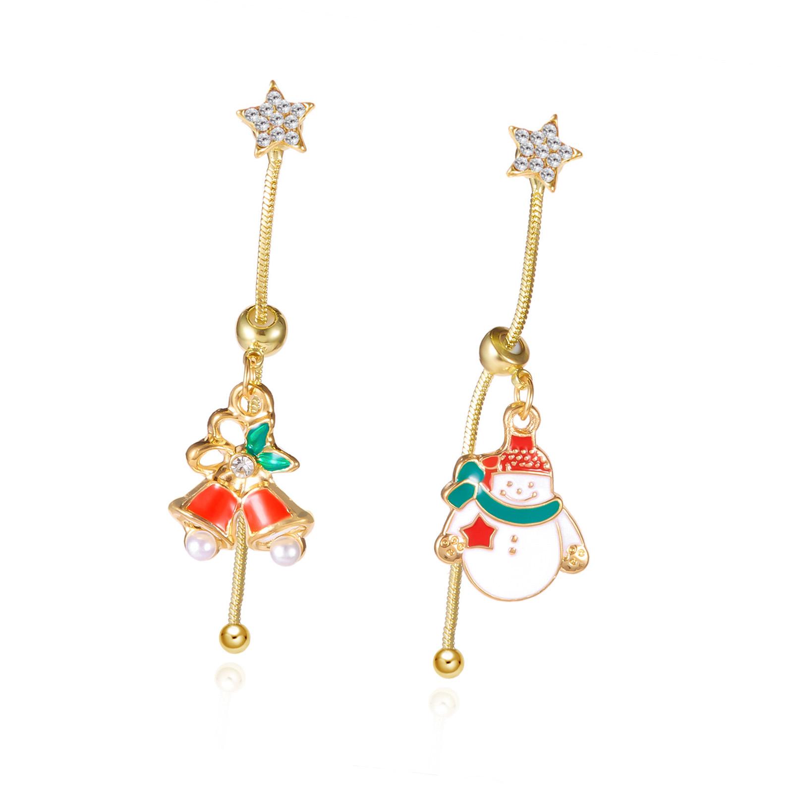 Unique Asymmetrical Santa Snowflake Earrings Women’s Festival Party Dangle Jewelry New Year Accessories
Unique Asymmetrical Santa Snowflake Earrings Women’s Festival Party Dangle Jewelry New Year Accessories