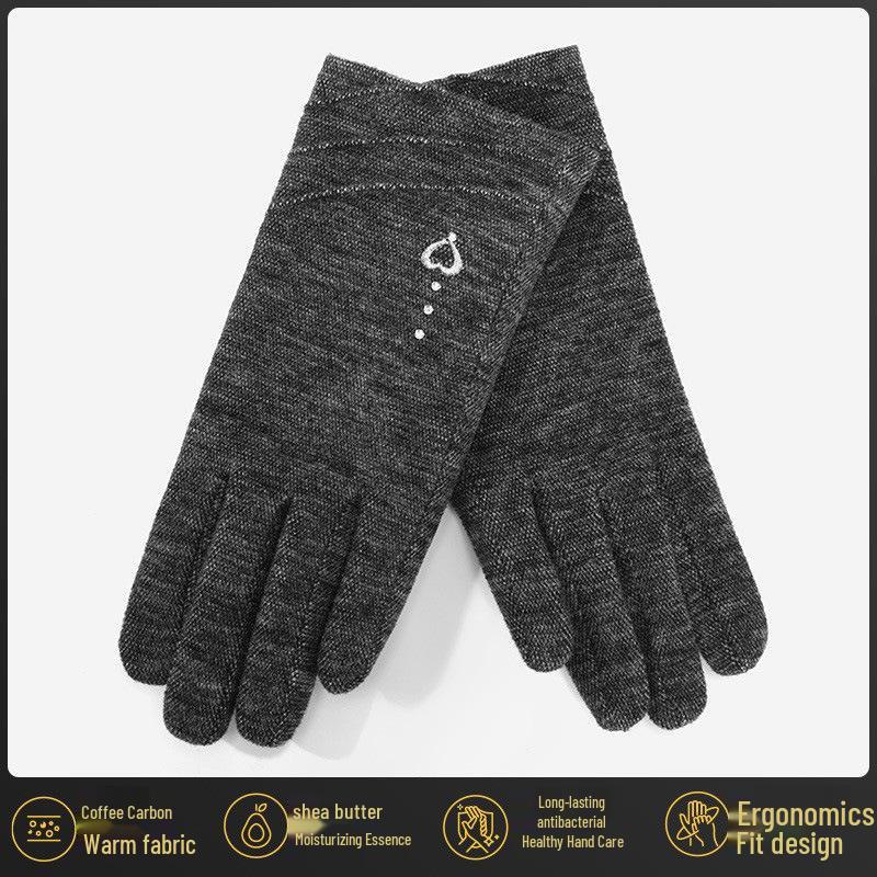 Женские перчатки в корейском стиле с сенсорным экраном, ветрозащитные, увлажняющие с маслом ши, идеально подходят для осени и зимы One size чёрный
Женские перчатки в корейском стиле с сенсорным экраном, ветрозащитные, увлажняющие с маслом ши, идеально подходят для осени и зимы One size чёрный