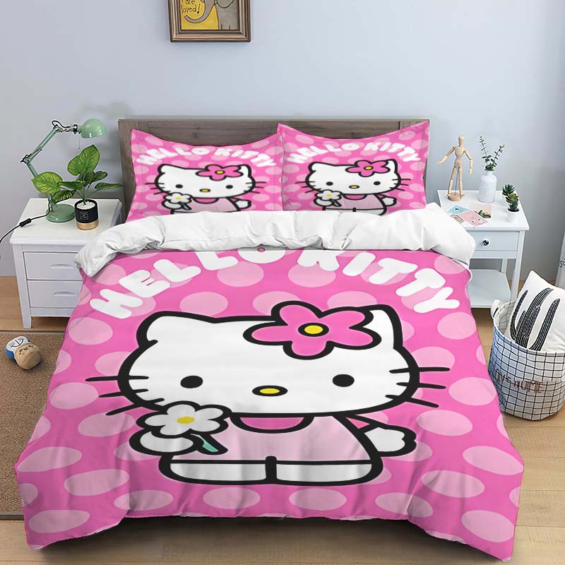 KITTY WHITE Cartoon Duvet Cover and Pillowcase Set - Home Decor, Creative Plus Size Bedding Set, Suitable for Boys, Girls and Ch 135x200cm
KITTY WHITE Cartoon Duvet Cover and Pillowcase Set - Home Decor, Creative Plus Size Bedding Set, Suitable for Boys, Girls and Ch 135x200cm