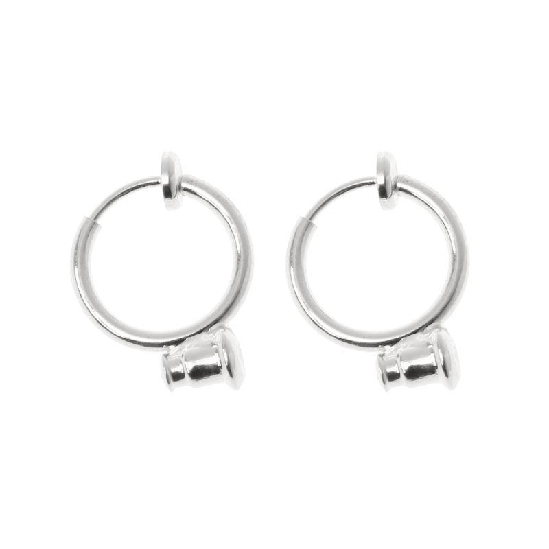 1 Pair Clip On Hoop Earring Converters No-pierced Turn Any Stud Into A Clip-On срібний
1 Pair Clip On Hoop Earring Converters No-pierced Turn Any Stud Into A Clip-On срібний