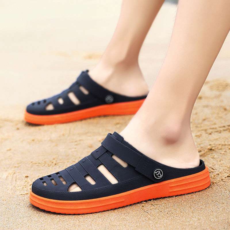 Hole shoes men s genuine high-end cool slippers men s outer wear summer new non-slip and deodorant work sandals beach shoes 40
Hole shoes men s genuine high-end cool slippers men s outer wear summer new non-slip and deodorant work sandals beach shoes 40