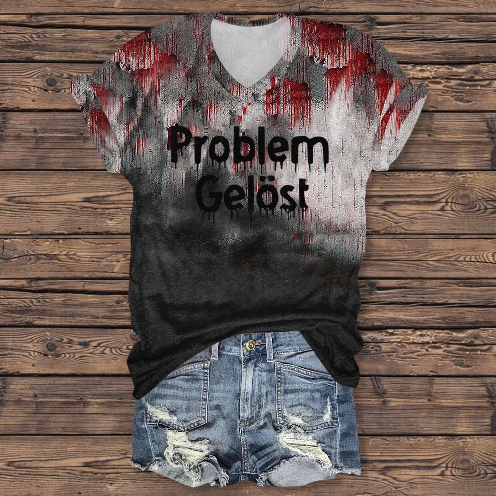 Женская мода повседневная рубашка с рукавом три четверти и принтом букв на Хэллоуин XXXXL
Женская мода повседневная рубашка с рукавом три четверти и принтом букв на Хэллоуин XXXXL