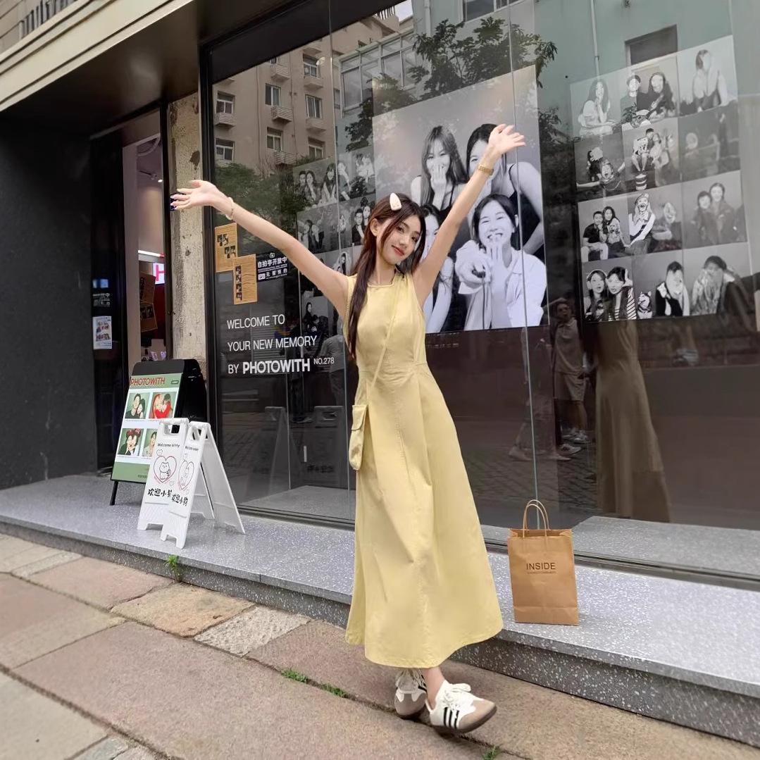 2025 Women s Summer A-line Sleeveless Yellow Vest Dress - Retro Slimming Style Extra Large - Premium
2025 Women s Summer A-line Sleeveless Yellow Vest Dress - Retro Slimming Style Extra Large - Premium