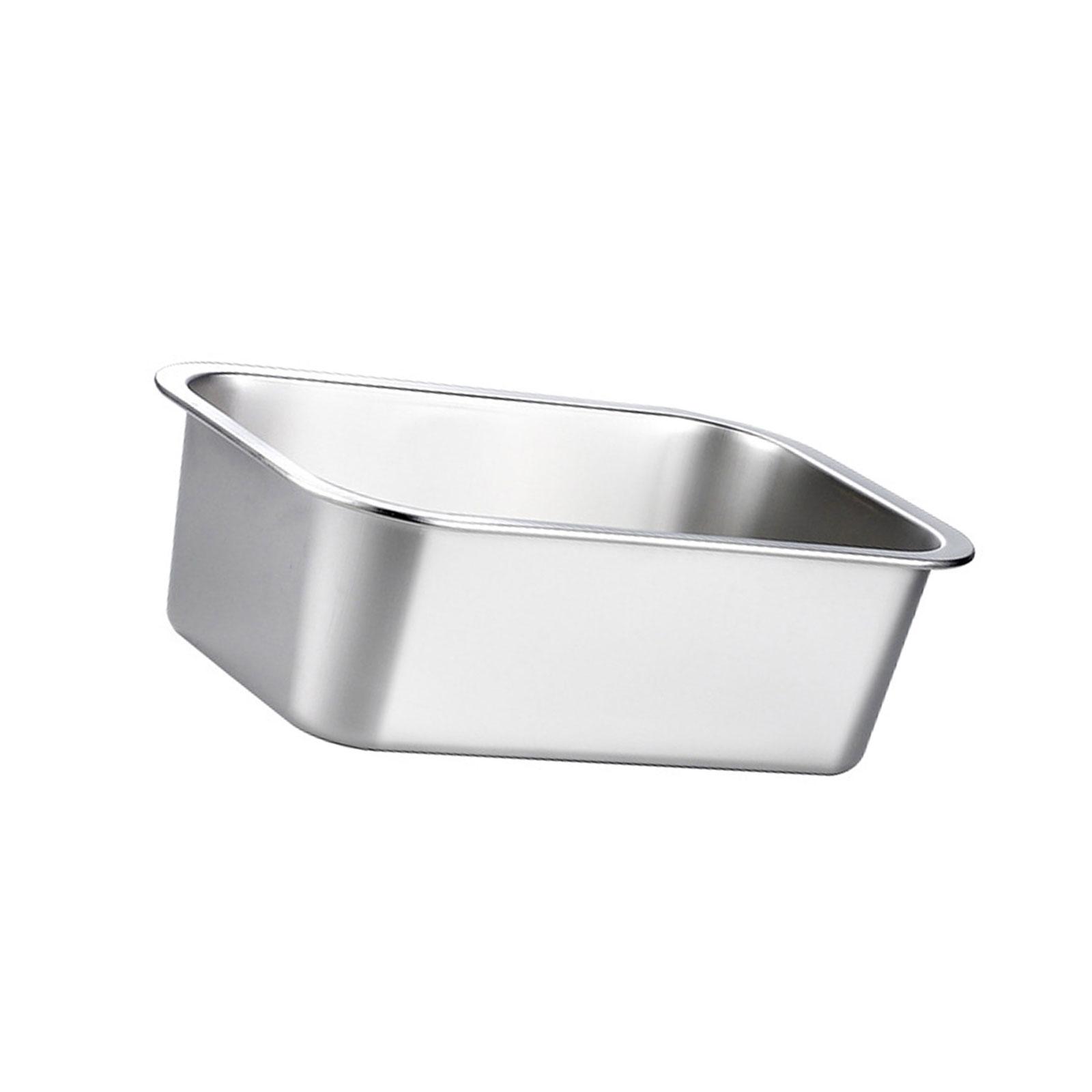 Rustproof Stainless Steel Pet Bowl Wide Anti Slip Base Large Capacity Easy to Clean Rectangle Large Capacity B
Rustproof Stainless Steel Pet Bowl Wide Anti Slip Base Large Capacity Easy to Clean Rectangle Large Capacity B