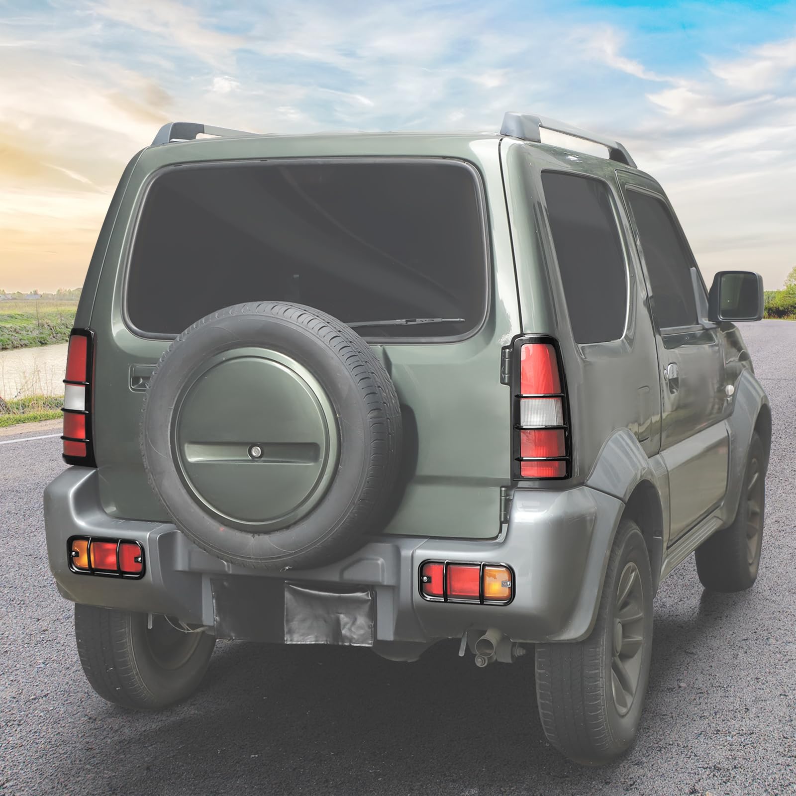 ANTC Jimny Задний противотуманный фонарь Лампа 3D Фара Внешний левый и правый комплект 2007-2017 Накладки/Тонировка задних фонарей, Защита, Детали, В комплекте, 4 штуки (К)
ANTC Jimny Задний противотуманный фонарь Лампа 3D Фара Внешний левый и правый комплект 2007-2017 Накладки/Тонировка задних фонарей, Защита, Детали, В комплекте, 4 штуки (К)