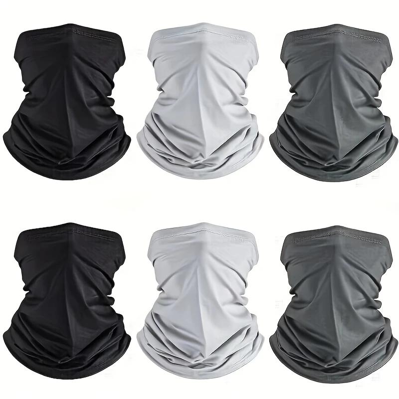 6pcs Cooling UV Protection Face Masks Breathable Windproof Balaclava for Outdoor Activities Soft Polyester Blend
6pcs Cooling UV Protection Face Masks Breathable Windproof Balaclava for Outdoor Activities Soft Polyester Blend