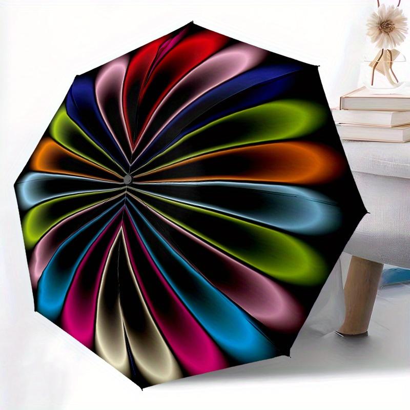 1pc Abstract DesignAutomatic Folding Umbrella, Portable & Foldable Design with 8 Ribs, Casual Outdoor Accessory Halloween and Iron&8K
1pc Abstract DesignAutomatic Folding Umbrella, Portable & Foldable Design with 8 Ribs, Casual Outdoor Accessory Halloween and Iron&8K