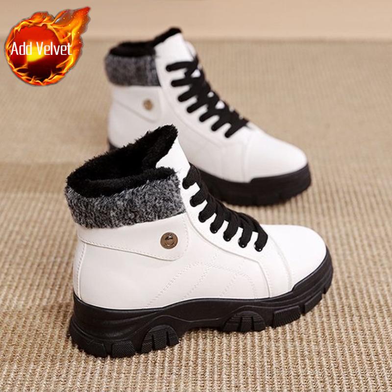 Модная мягкая боевая пушистая зимняя женская обувь Высококачественный плюш Теплая по акции Готическая шикарная и элегантная Рабочая Распродажа Горячие женские зимние ботинки 40