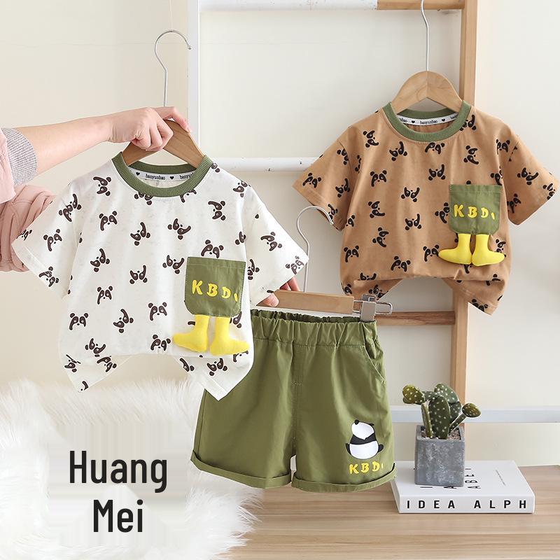 Boys Korean Style Cool Summer Outfits 2025: Trendy Short Sleeve Set 80cm-120cm/1 set of 5 pieces білий
Boys Korean Style Cool Summer Outfits 2025: Trendy Short Sleeve Set 80cm-120cm/1 set of 5 pieces білий