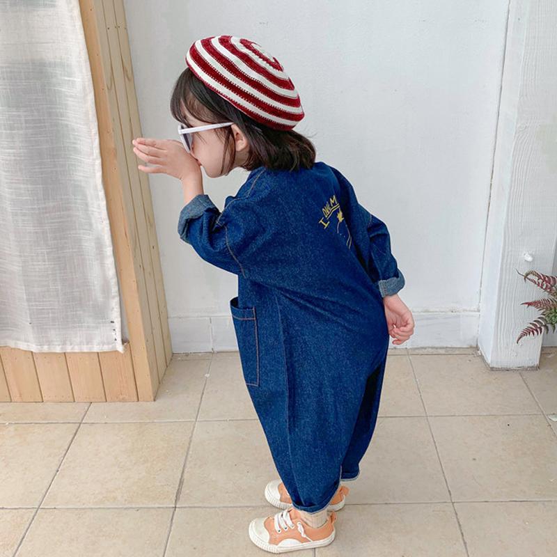 Children Clothing Jumpsuit Autumn Boys Girls Casual Letter Tooling Denim Baby Kids Clothes 130 синій
Children Clothing Jumpsuit Autumn Boys Girls Casual Letter Tooling Denim Baby Kids Clothes 130 синій
