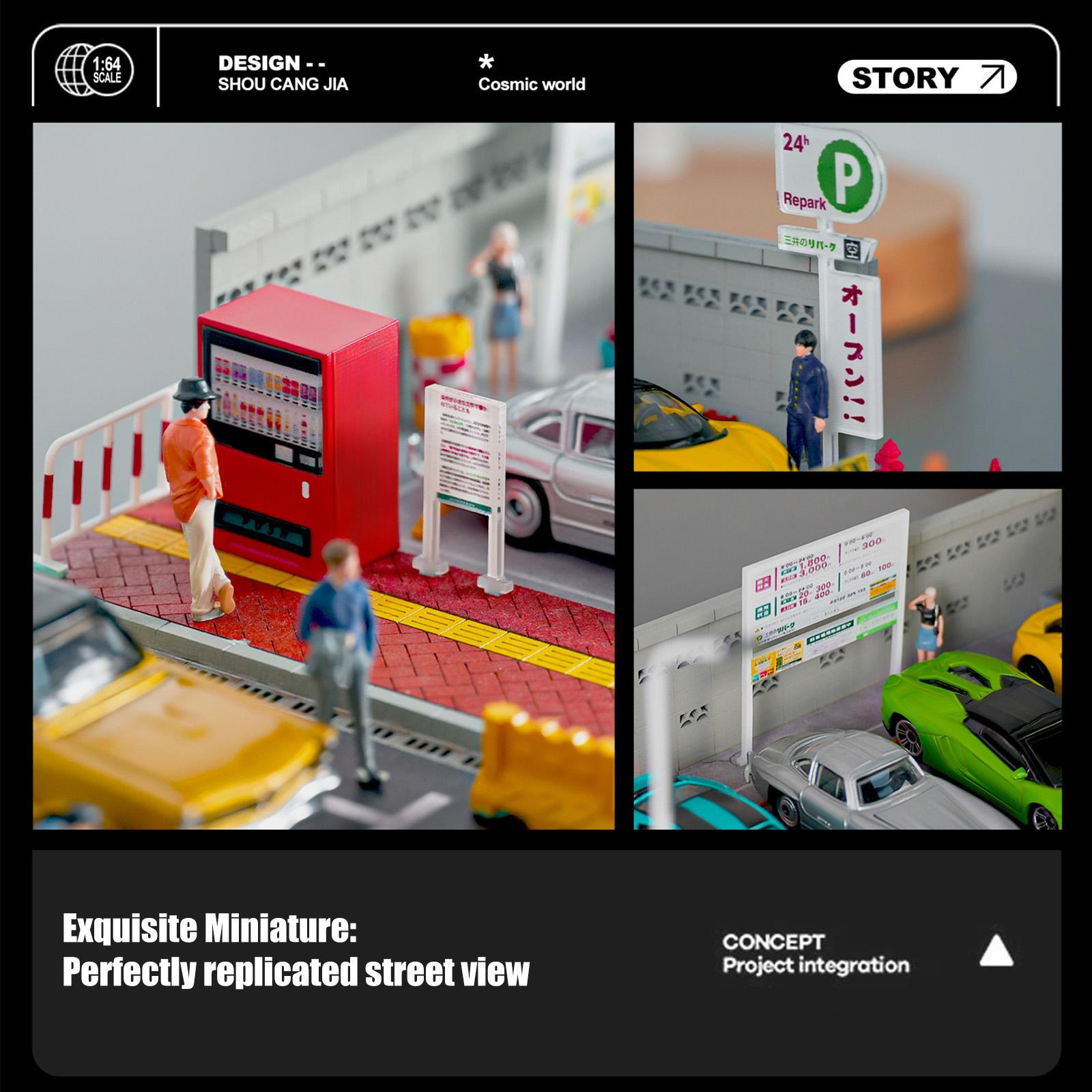 Диорама парковки масштаба 1/64 Органайзер Микроландшафтный декор Украшение Легкая сборка Игрушечная машинка
Диорама парковки масштаба 1/64 Органайзер Микроландшафтный декор Украшение Легкая сборка Игрушечная машинка