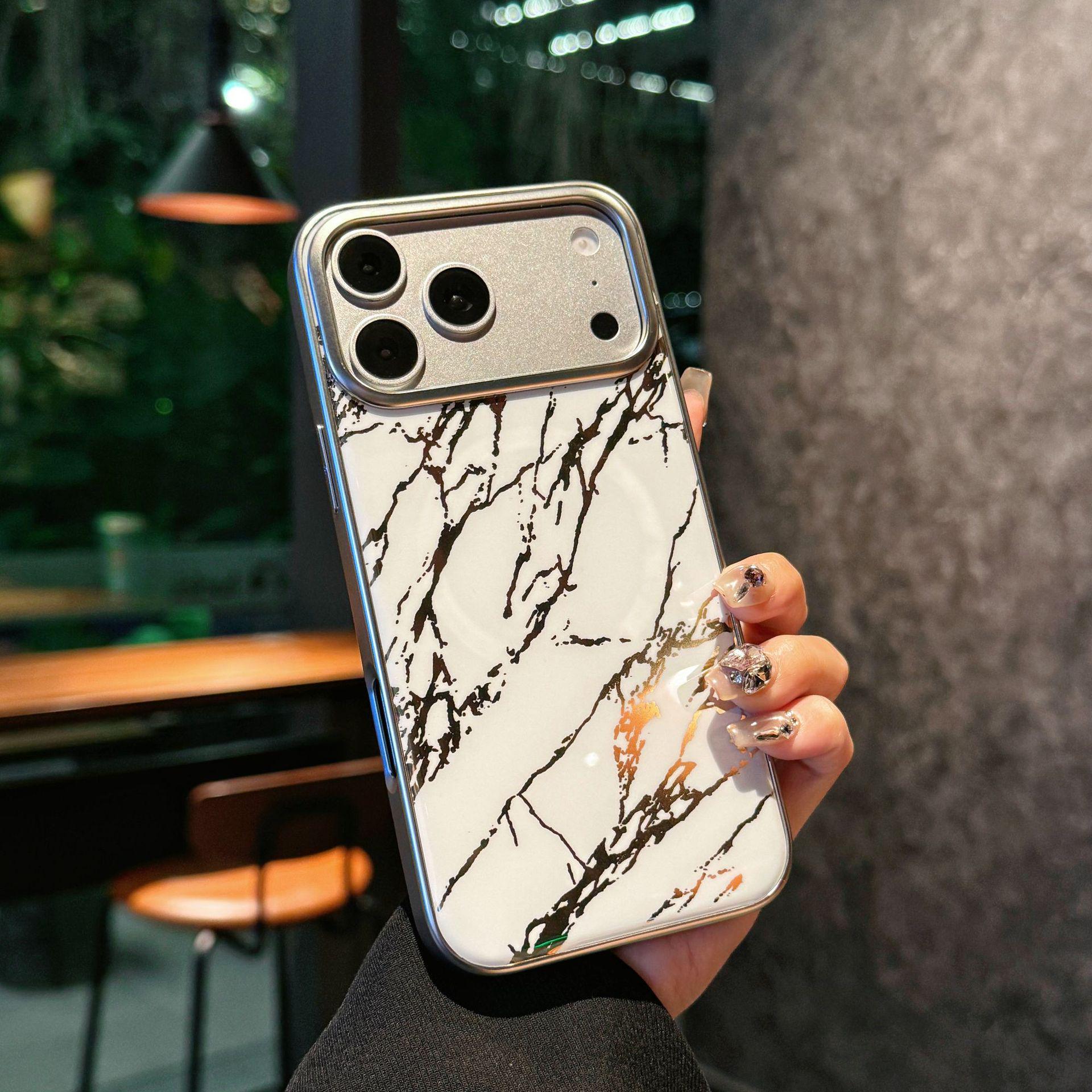 Compatible Rose Gold Marble iPhone 17 Pro Case with N52 Magnetic Suction for Apple 16 Promax 16 Pro чорний/білий
Compatible Rose Gold Marble iPhone 17 Pro Case with N52 Magnetic Suction for Apple 16 Promax 16 Pro чорний/білий