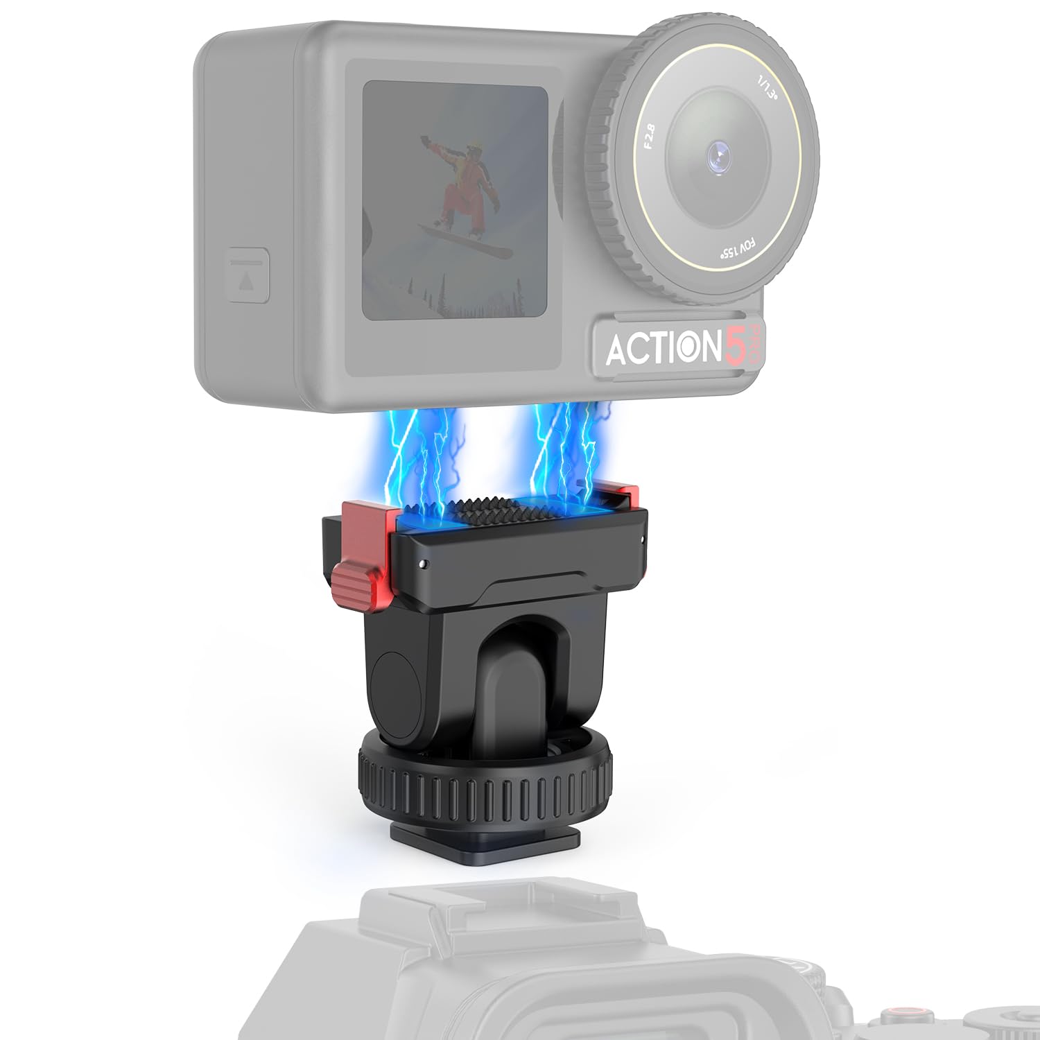 HAFOKO Osmo Action Camera Cold Shoe Adapter Compatible with DJI Osmo Action 5 Quick Release Adapter Mount Included Tilt Adjustable Fits DJI OSMO
HAFOKO Osmo Action Camera Cold Shoe Adapter Compatible with DJI Osmo Action 5 Quick Release Adapter Mount Included Tilt Adjustable Fits DJI OSMO