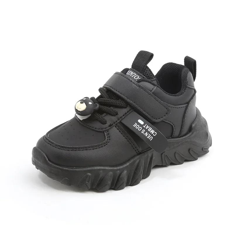 Children Fashion PU Leather Boy Sports Shoes Soft Sole Comfort Kids Running Sneakers Girl Lightweight Sneakers Solid Color Shoes 24
Children Fashion PU Leather Boy Sports Shoes Soft Sole Comfort Kids Running Sneakers Girl Lightweight Sneakers Solid Color Shoes 24