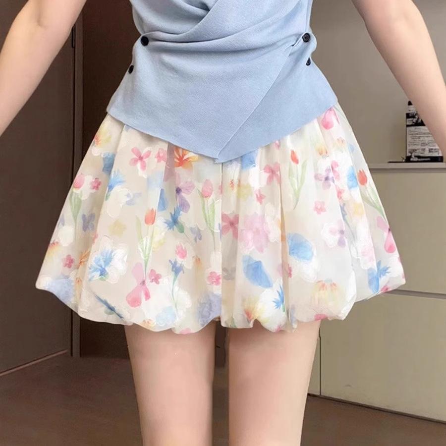 Floral Flower Bud Skirt for Women New Short Skirt for Summer Thin Ice Silk High Waist Slim Small Color Casual Skirt XL
Floral Flower Bud Skirt for Women New Short Skirt for Summer Thin Ice Silk High Waist Slim Small Color Casual Skirt XL