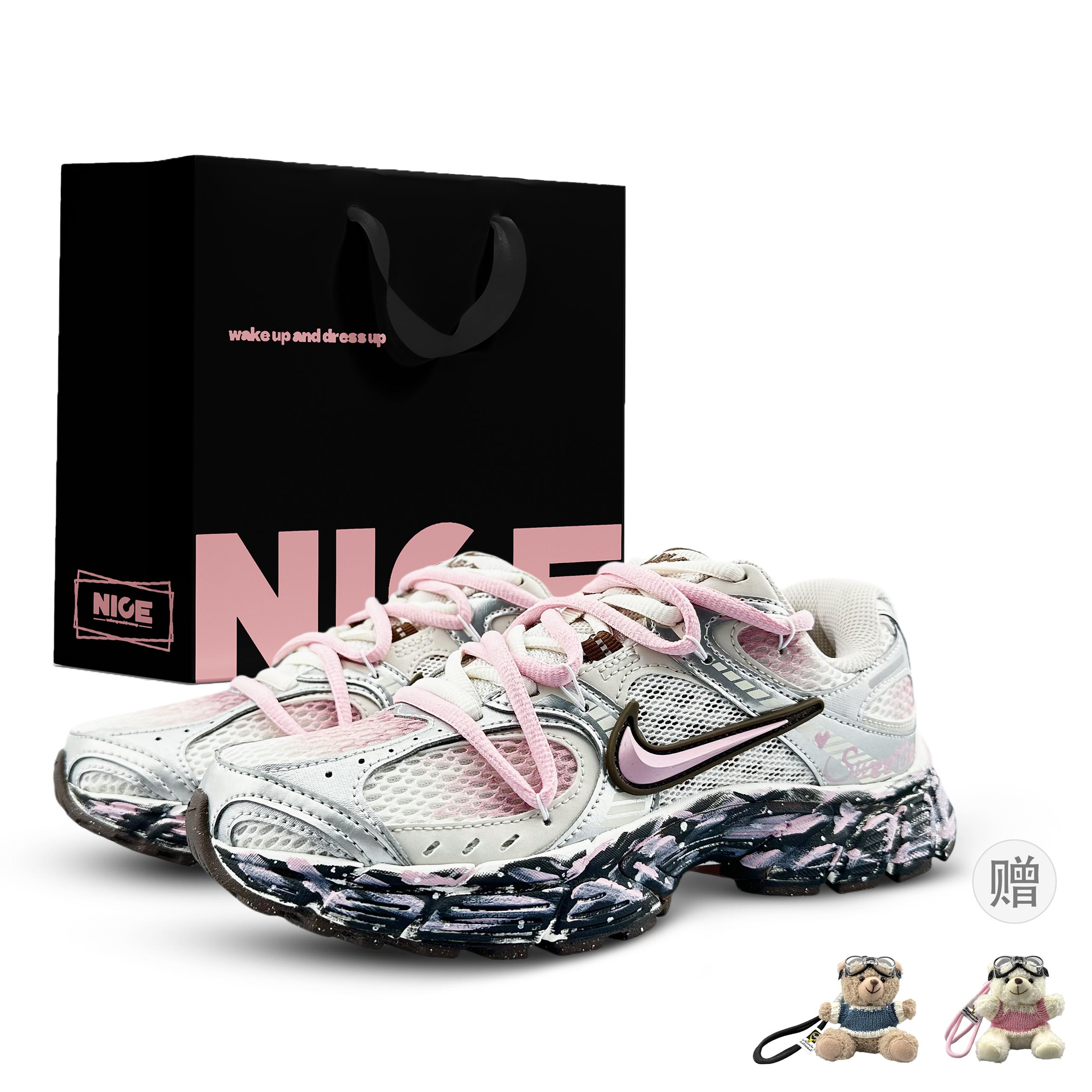 Nike V5 RNR Abrasion Resistant Breathable Low top Running Shoes Women s White Pink HQ7901-102(Team1053-BOX) 38.5
Nike V5 RNR Abrasion Resistant Breathable Low top Running Shoes Women s White Pink HQ7901-102(Team1053-BOX) 38.5