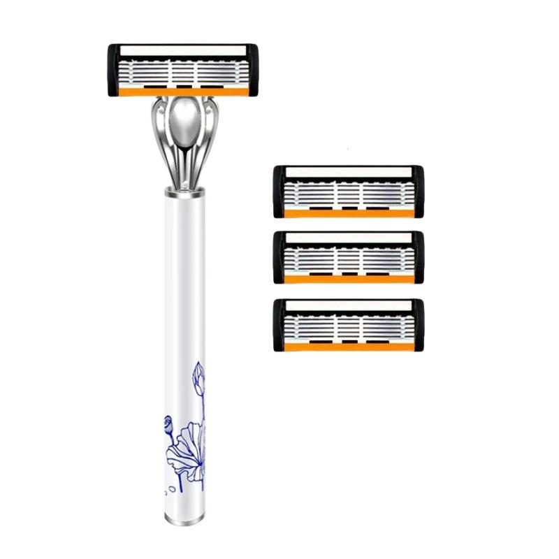 ручка бритвы нержавеющая сталь старомодная бритва для мужчин шестислойная головка лезвия ручная металлическая подставка для ножа
ручка бритвы нержавеющая сталь старомодная бритва для мужчин шестислойная головка лезвия ручная металлическая подставка для ножа