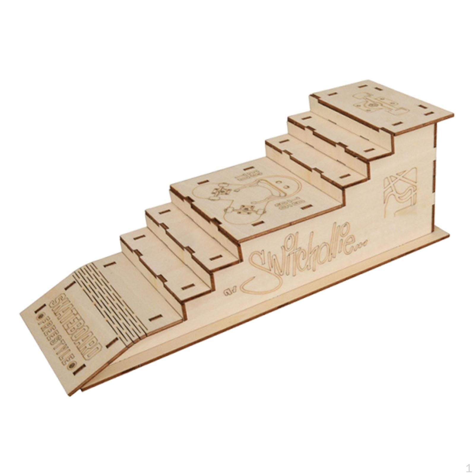 Finger Skate Ramp Accessories Smooth Wood Realistic Miniature Decoration Compact Creative Toy Staircase
Finger Skate Ramp Accessories Smooth Wood Realistic Miniature Decoration Compact Creative Toy Staircase