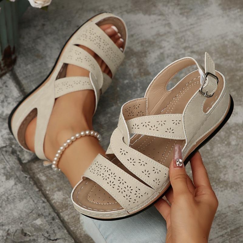 Fashion 2025 Summer New Plus Size Women s Sandals Retro Round Toe Buckle Strap Wedges Sandals Outdoor Daily Casual Open Toe Rome Shoes 36 бежевый
Fashion 2025 Summer New Plus Size Women s Sandals Retro Round Toe Buckle Strap Wedges Sandals Outdoor Daily Casual Open Toe Rome Shoes 36 бежевый