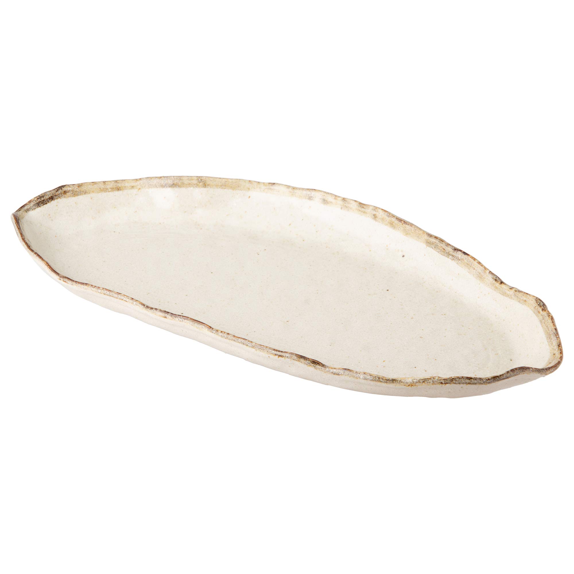 Mino ware shirokaratsu White Karatsu Leaf-shaped Tray K72054
Mino ware shirokaratsu White Karatsu Leaf-shaped Tray K72054
