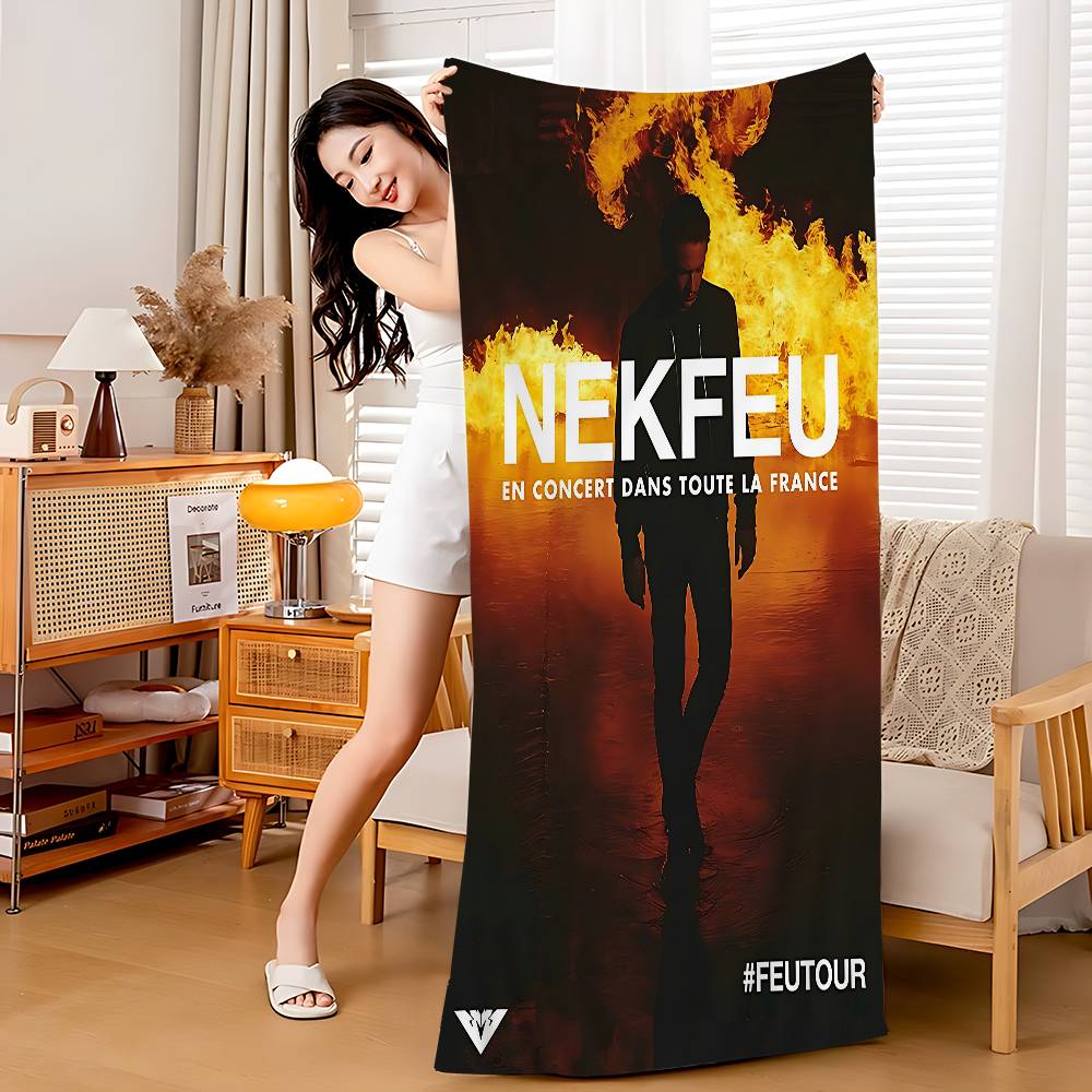 N-Nekfeu Singer Microfiber Blanket Quick Drying Beach Towels Oversized Printing Super Absorbent Pool Towel Blanket W30*H60(CM)
N-Nekfeu Singer Microfiber Blanket Quick Drying Beach Towels Oversized Printing Super Absorbent Pool Towel Blanket W30*H60(CM)