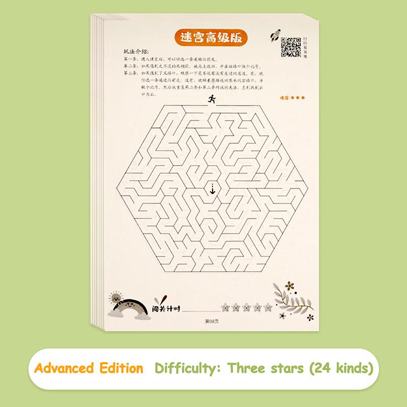 1 шт. Лабиринт для развития контроля ручки, игра на развитие интеллекта и логического мышления, детские книги-лабиринты судоку, игрушки для детей, Монтессори образование
1 шт. Лабиринт для развития контроля ручки, игра на развитие интеллекта и логического мышления, детские книги-лабиринты судоку, игрушки для детей, Монтессори образование