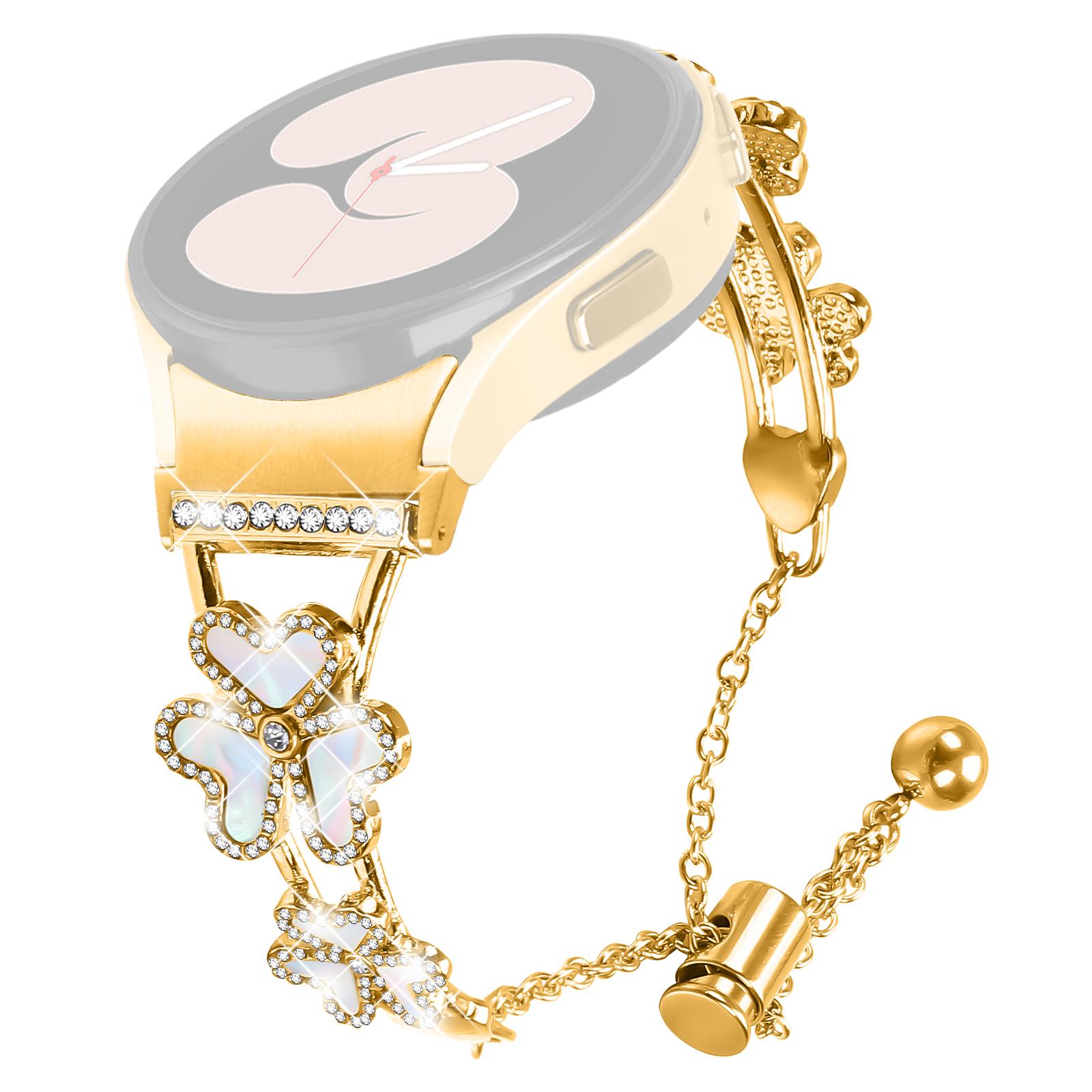 Metal Band with Connector For Samsung Galaxy Watch6 44mm/40mm/Watch6 Classic 47mm/43mm Heart Clover Decor Watch Strap B
Metal Band with Connector For Samsung Galaxy Watch6 44mm/40mm/Watch6 Classic 47mm/43mm Heart Clover Decor Watch Strap B