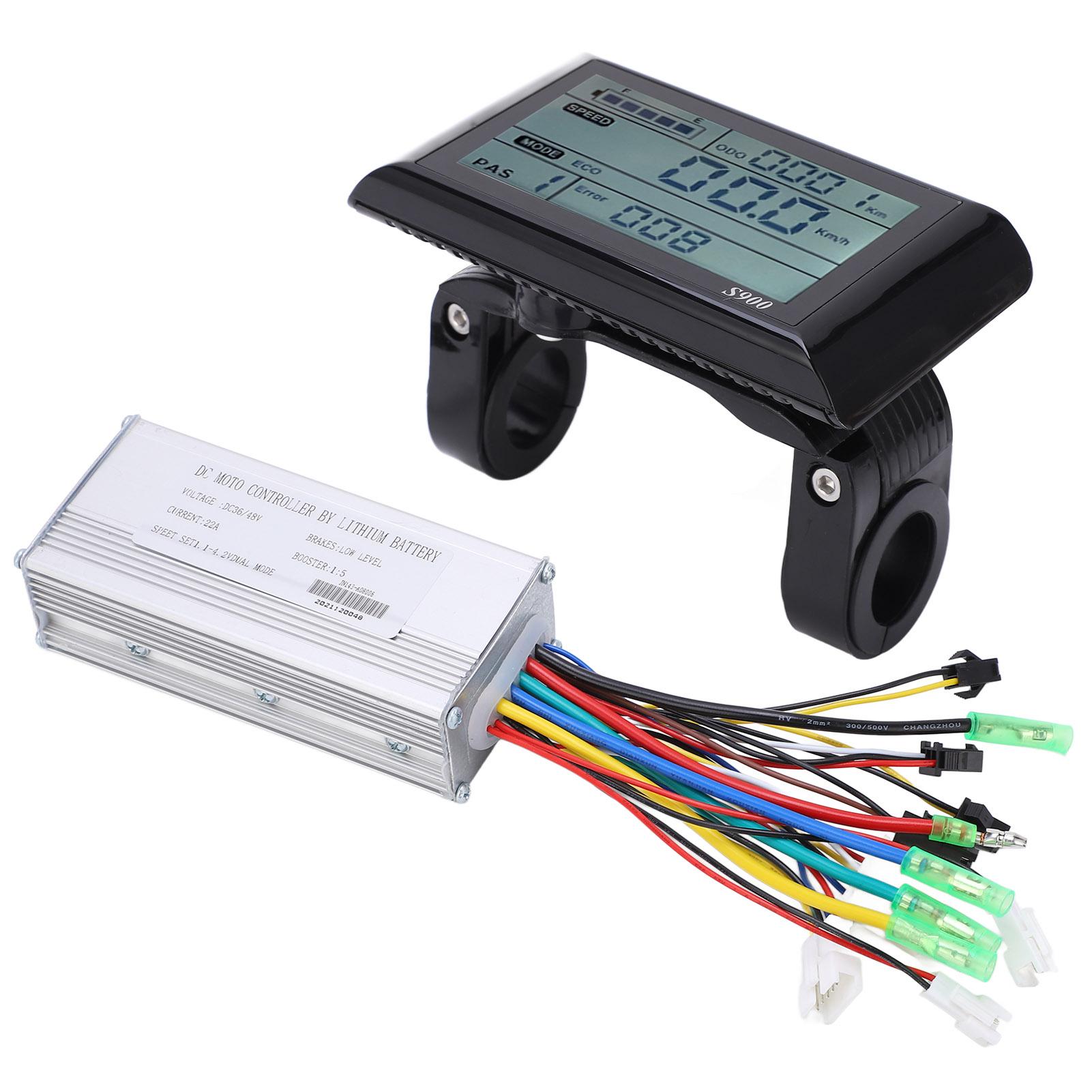 36/48V 500/750W Electric Bicycle Scooter Brushless Controller Kit with 9 Mosfet LCDS900 Meter
36/48V 500/750W Electric Bicycle Scooter Brushless Controller Kit with 9 Mosfet LCDS900 Meter