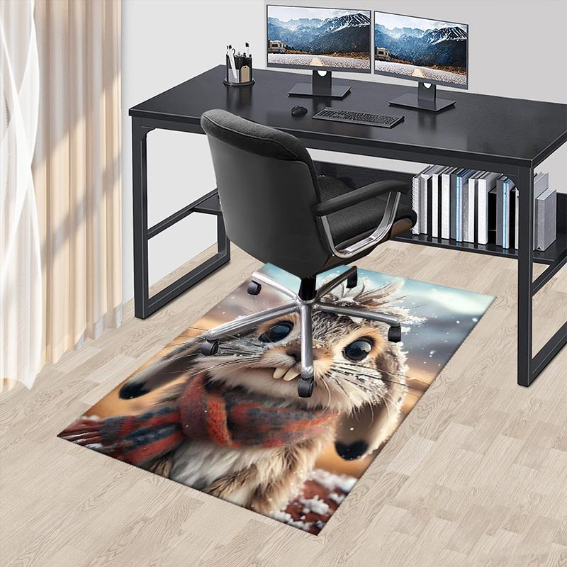 1pc Anime Rabbit Chair Mat with Plaid Scarf Design - Winter Wonderland Office Rug for Desk, Anti-Slip Carpet Suitable for Home Decor, Living Room, Bed 60cm by 90cm
1pc Anime Rabbit Chair Mat with Plaid Scarf Design - Winter Wonderland Office Rug for Desk, Anti-Slip Carpet Suitable for Home Decor, Living Room, Bed 60cm by 90cm