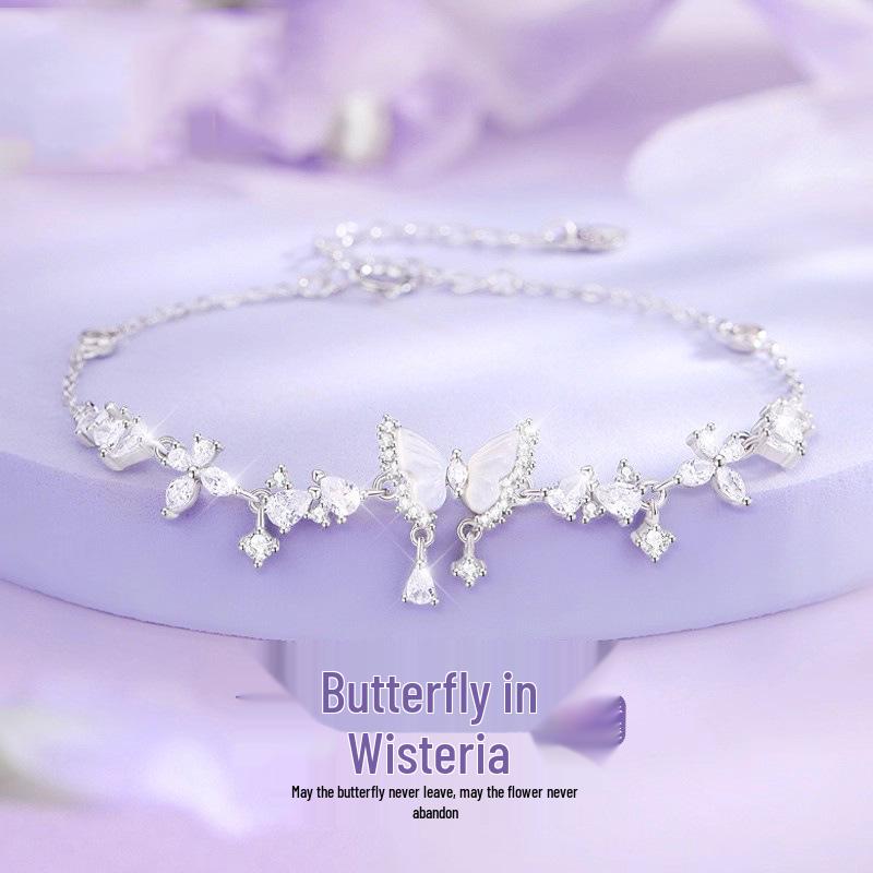 Вишуканий срібний браслет-метелик 2025 для жінок - Розкішний подарунок на Цисі 925 Silver
Вишуканий срібний браслет-метелик 2025 для жінок - Розкішний подарунок на Цисі 925 Silver