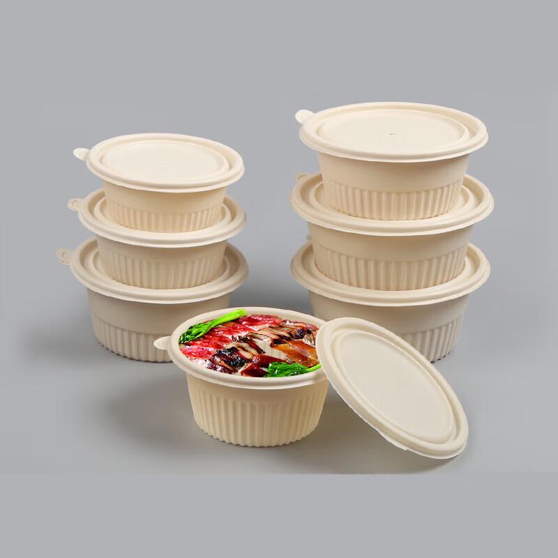 Corn Starch Disposable Takeout Container with Lid
Corn Starch Disposable Takeout Container with Lid