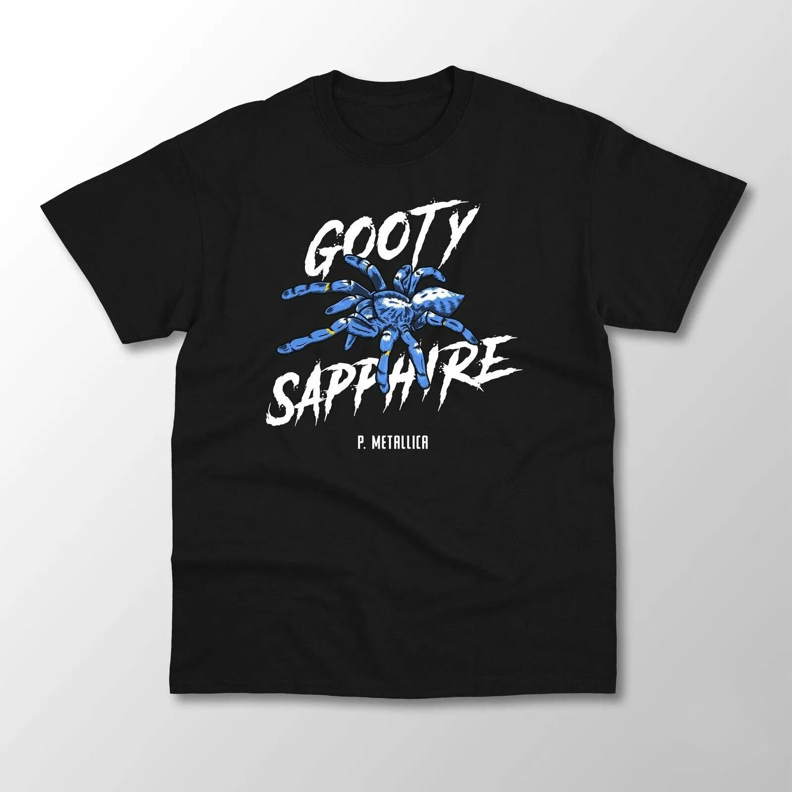 Футболка унисекс Gooty Sapphire Tarantula с забавными насекомыми и пауками. Летняя хлопковая футболка унисекс с коротким рукавом и круглым вырезом, новые футболки унисекс S-3XL L
Футболка унисекс Gooty Sapphire Tarantula с забавными насекомыми и пауками. Летняя хлопковая футболка унисекс с коротким рукавом и круглым вырезом, новые футболки унисекс S-3XL L