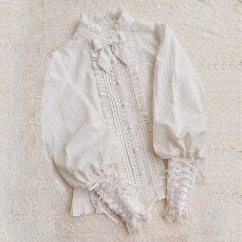 Lolita Western Style springtime and Autumn females s Ruffled Lace Lolita Long-sleeved Jacquard Shirt Japanese Style Shirt XL белый
Lolita Western Style springtime and Autumn females s Ruffled Lace Lolita Long-sleeved Jacquard Shirt Japanese Style Shirt XL белый