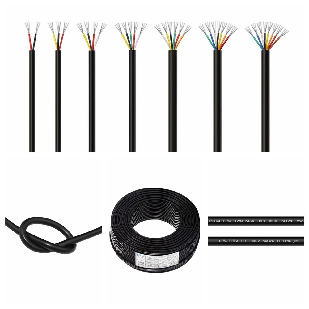 PVC Soft Electronic Audio Wire Extension Cord 2464 Sheathed Wire Cable DC Power Cable 4 cores чорний
PVC Soft Electronic Audio Wire Extension Cord 2464 Sheathed Wire Cable DC Power Cable 4 cores чорний