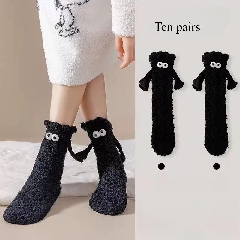 Hand in Hand Socks Women s Autumn Winter Coral Fleece Mid Tube Socks Cute Breathable Thick Warm Floor Socks one size
Hand in Hand Socks Women s Autumn Winter Coral Fleece Mid Tube Socks Cute Breathable Thick Warm Floor Socks one size